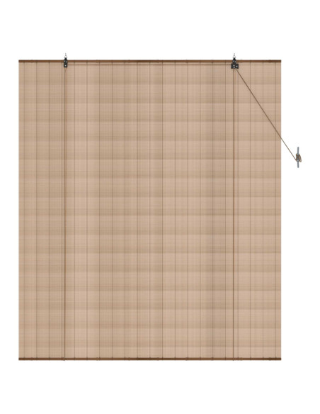 Tenda a rullo Marrone 160 x 160 cm Bambù