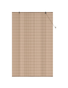 Tenda a rullo Marrone 160 x 220 cm Bambù 2