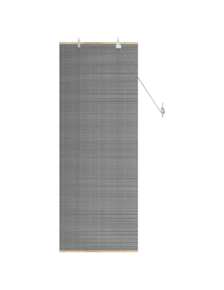 Tenda a rullo Grigio 50 x 160 cm Bambù