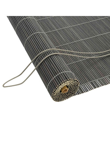 Tenda a rullo Grigio 60 x 220 cm Bambù