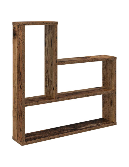 Scaffale da parete Legno antico 60 x 11 x 60 cm