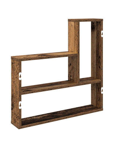 Scaffale da parete Legno antico 60 x 11 x 60 cm