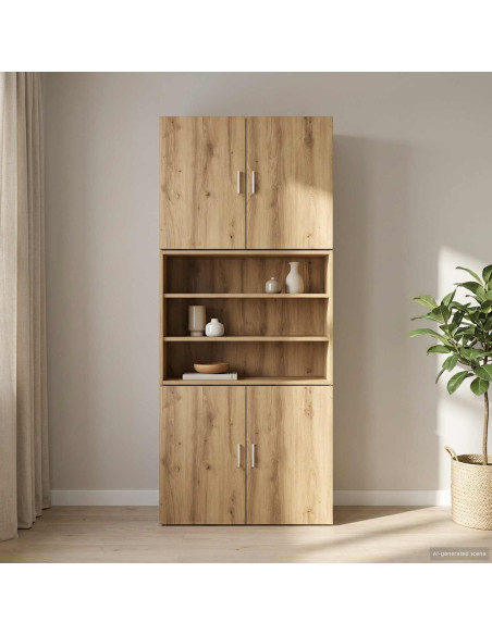 Armadietto a muro Rovere Artigianale 80 x 42,5 x 64 cm
