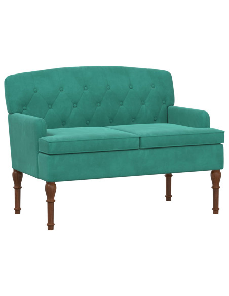 Loveseat con bottoni imbottiti Turchese 111 x 65 x 79 cm