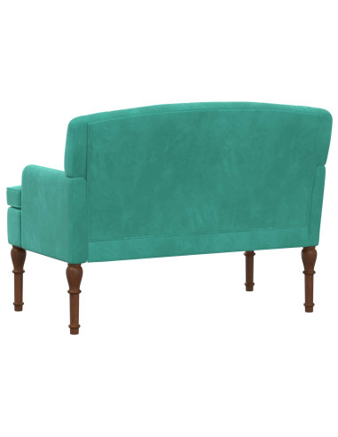 Loveseat con bottoni imbottiti Turchese 111 x 65 x 79 cm