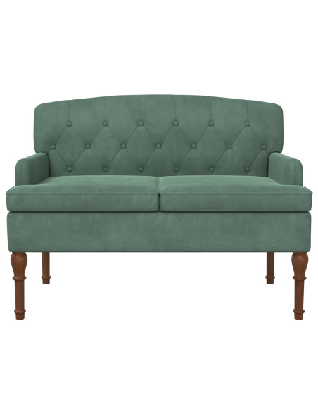 Loveseat con bottoni imbottiti Verde Mare 111 x 65 x 79 cm