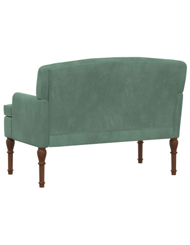 Loveseat con bottoni imbottiti Verde Mare 111 x 65 x 79 cm