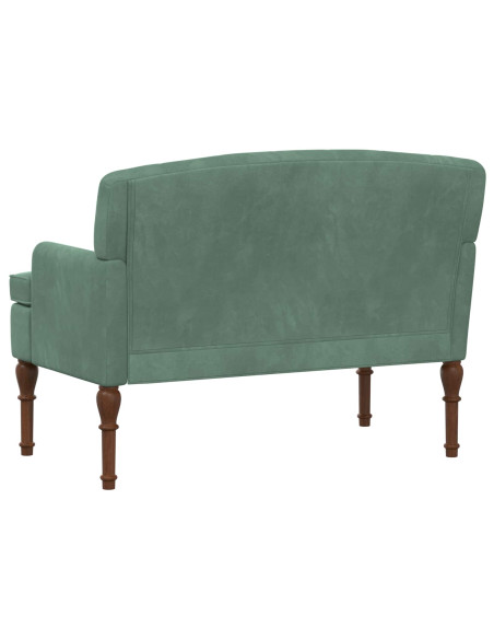 Loveseat con bottoni imbottiti Verde Mare 111 x 65 x 79 cm