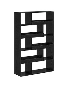 Scaffale per Libri Rovere nero 100 x 33 x 156,5 cm 2