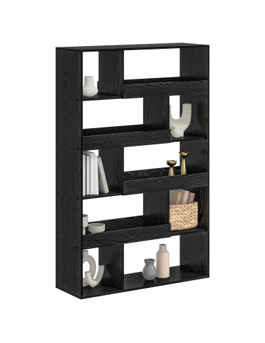 Scaffale per Libri Rovere nero 100 x 33 x 156,5 cm