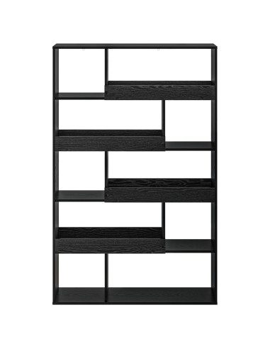 Scaffale per Libri Rovere nero 100 x 33 x 156,5 cm