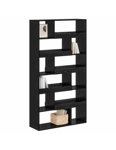 Scaffale per Libri Rovere nero 100 x 33 x 156,5 cm