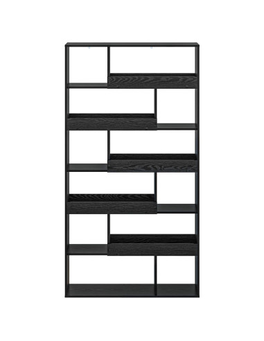 Scaffale per Libri Rovere nero 100 x 33 x 156,5 cm