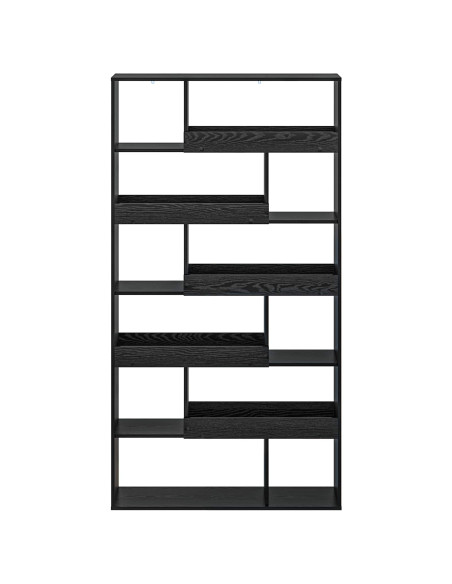 Scaffale per Libri Rovere nero 100 x 33 x 156,5 cm