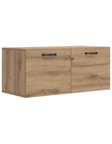 Armadietto a muro A parete Rovere artigianale 80 x 36,5 x 35 cm