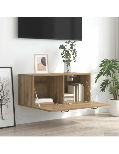 Armadietto a muro A parete Rovere artigianale 80 x 36,5 x 35 cm