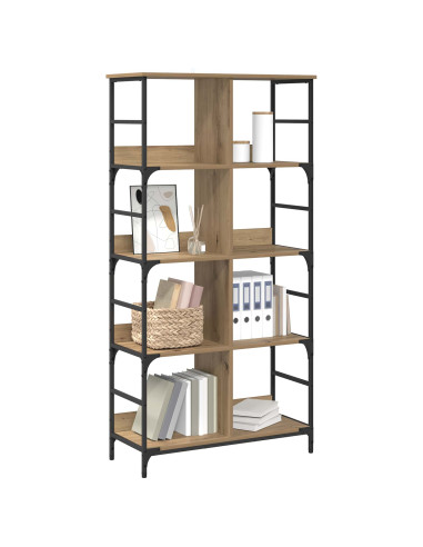 Libreria Rovere artigianale 78,5 x 33 x 153 cm metallo PB