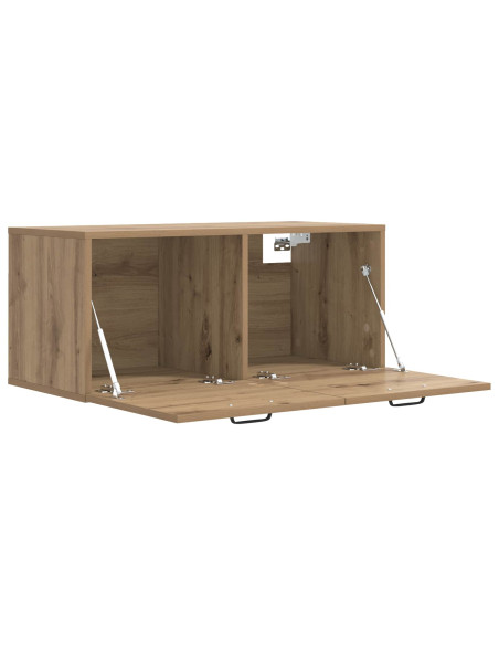 Armadietto a muro A parete Rovere artigianale 80 x 36,5 x 35 cm