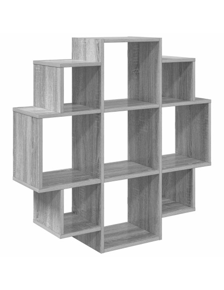 Scaffale da parete Sonoma grigio 90 x 25 x 90 cm