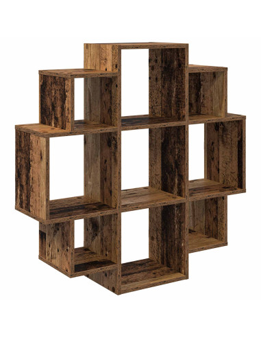 Scaffale da parete Legno antico 90 x 25 x 90 cm