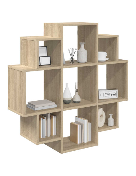 Scaffale da parete Rovere Sonoma 90 x 25 x 90 cm