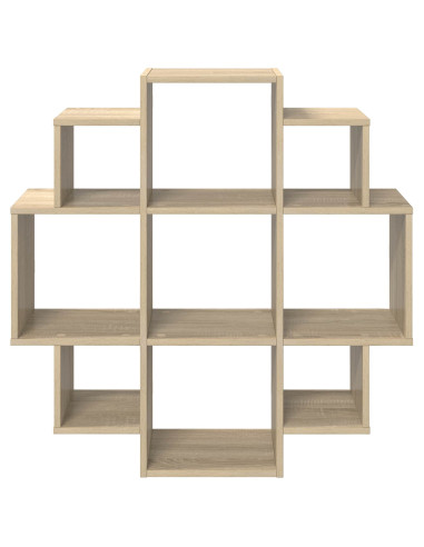 Scaffale da parete Rovere Sonoma 90 x 25 x 90 cm