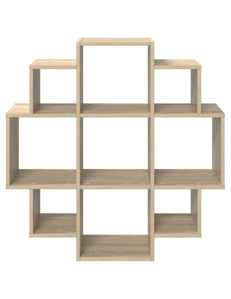 Scaffale da parete Rovere Sonoma 90 x 25 x 90 cm