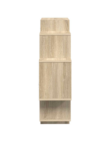 Scaffale da parete Rovere Sonoma 90 x 25 x 90 cm