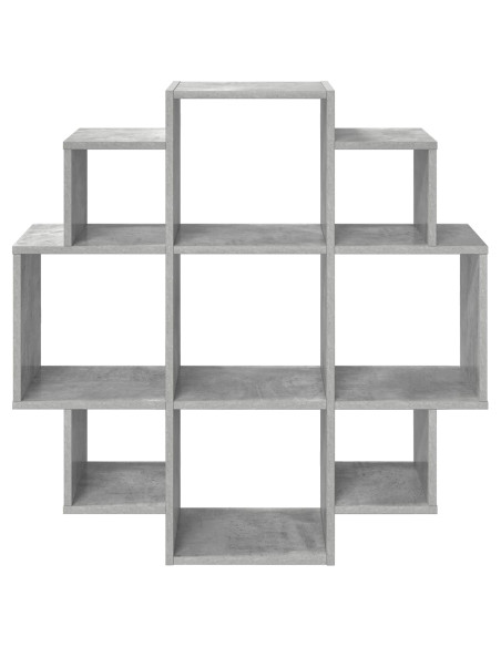 Scaffale da parete Grigio Cemento 90 x 25 x 90 cm