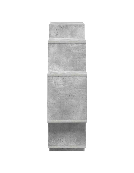 Scaffale da parete Grigio Cemento 90 x 25 x 90 cm
