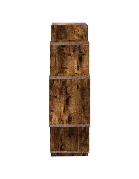 Scaffale da parete Rovere Fumo 90 x 25 x 90 cm