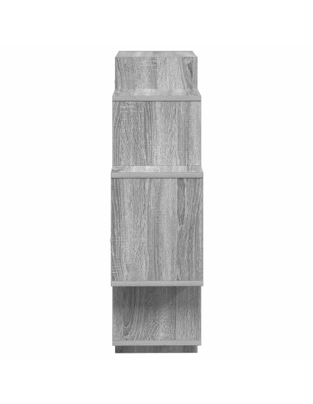 Scaffale da parete Sonoma grigio 90 x 25 x 90 cm