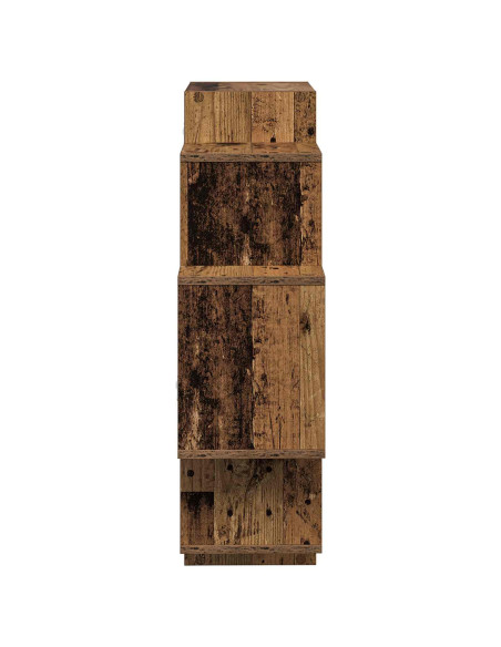 Scaffale da parete Legno antico 90 x 25 x 90 cm