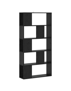 Libreria Rovere nero 80,5 x 23,5 x 162,5 cm PB
