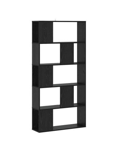 Libreria Rovere nero 80,5 x 23,5 x 162,5 cm PB