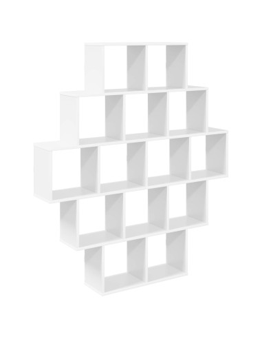 Scaffale da parete Bianco 120 x 20 x 136 cm