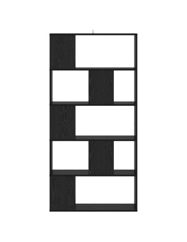 Libreria Rovere nero 80,5 x 23,5 x 162,5 cm PB