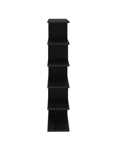 Scaffale da parete Rovere Nero 70 x 20 x 100 cm
