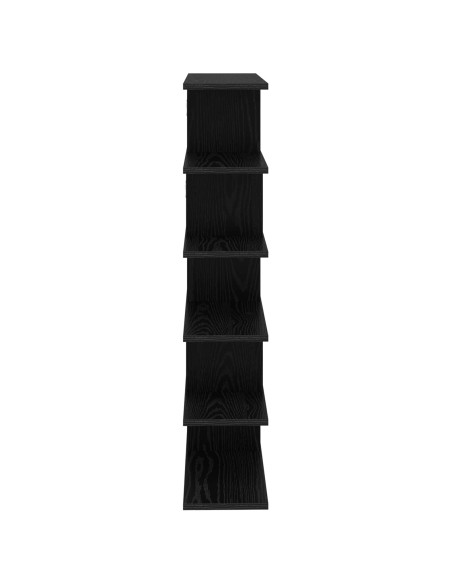 Scaffale da parete Rovere Nero 70 x 20 x 100 cm