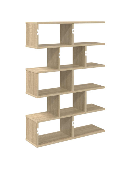 Scaffale da parete Rovere Sonoma 70 x 20 x 100 cm