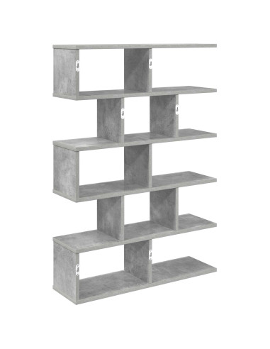 Scaffale da parete Grigio Cemento 70 x 20 x 100 cm