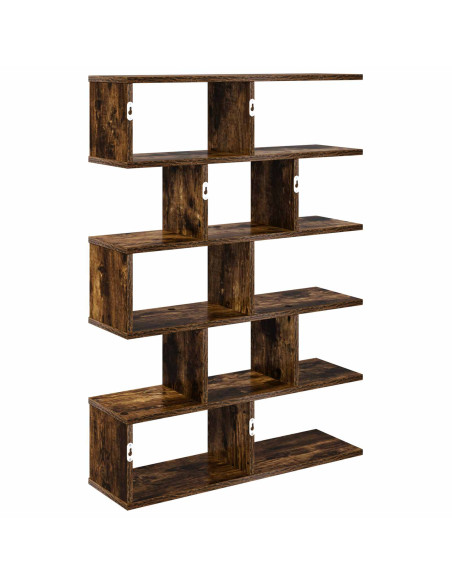 Scaffale da parete Rovere Fumo 70 x 20 x 100 cm
