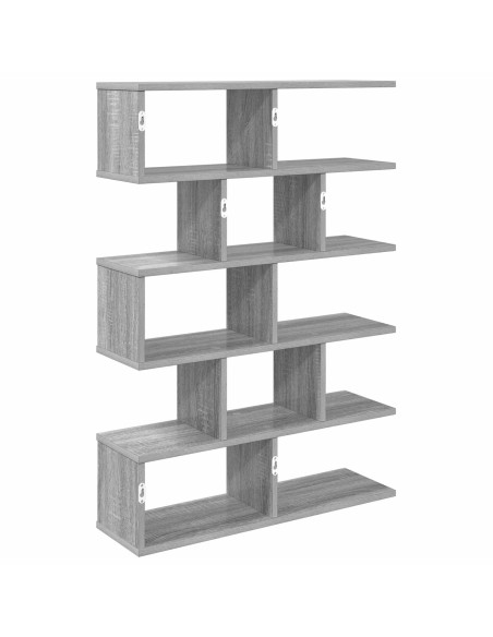 Scaffale da parete Sonoma grigio 70 x 20 x 100 cm