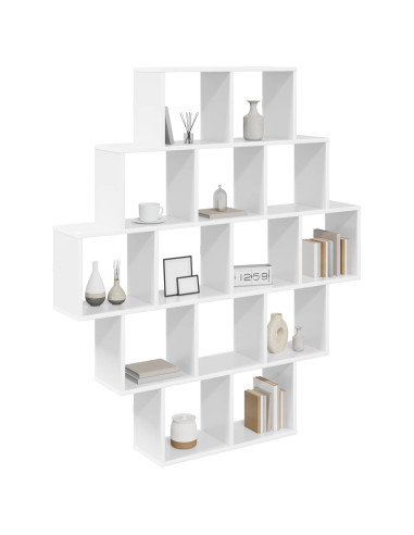 Scaffale da parete Bianco 120 x 20 x 136 cm