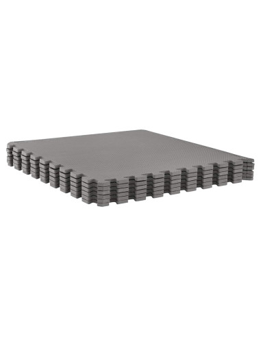 Tappetino per piscina 24 pcs Grigio 8,64 m² Schiuma EVA