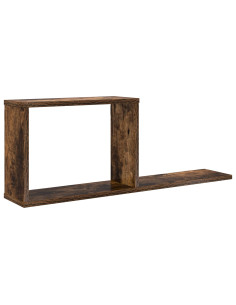 Scaffali flottanti Rovere Fumo 80 x 15 x 30 cm