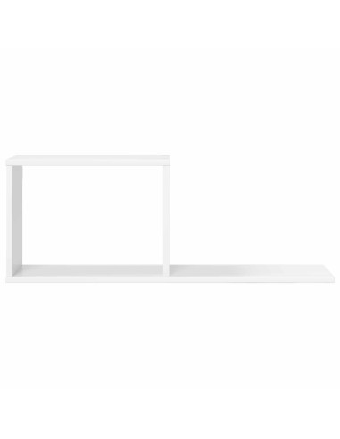 Scaffali flottanti Bianco 80 x 15 x 30 cm Legno ingegnerizzato