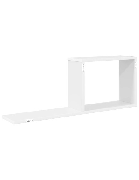 Scaffali flottanti Bianco 80 x 15 x 30 cm Legno ingegnerizzato