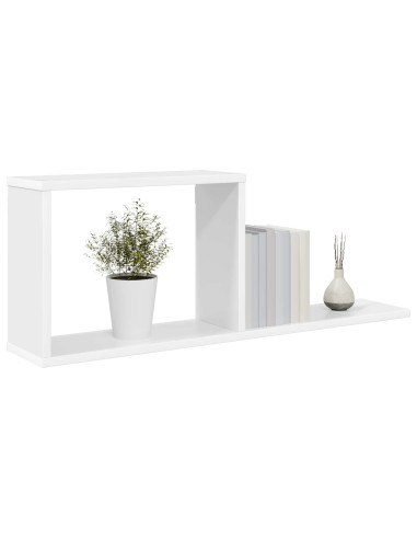 Scaffali flottanti 2 pcs Bianco 80 x 15 x 30 cm