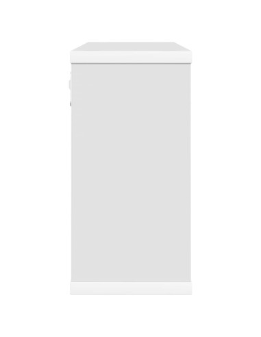 Scaffali flottanti 2 pcs Bianco 80 x 15 x 30 cm